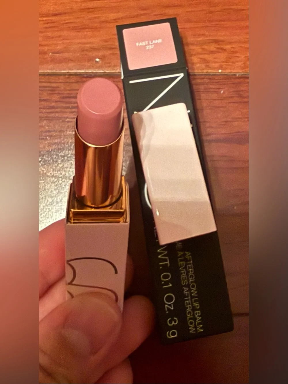NARS Afterglow lip balm color:237 FAST Lam